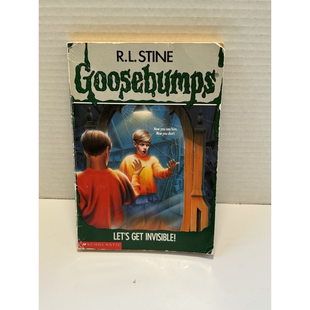 GooseBumps #6 Let's Get Invisible! (1993)‎ R.L Stine RARE 1st Print Great Cond.